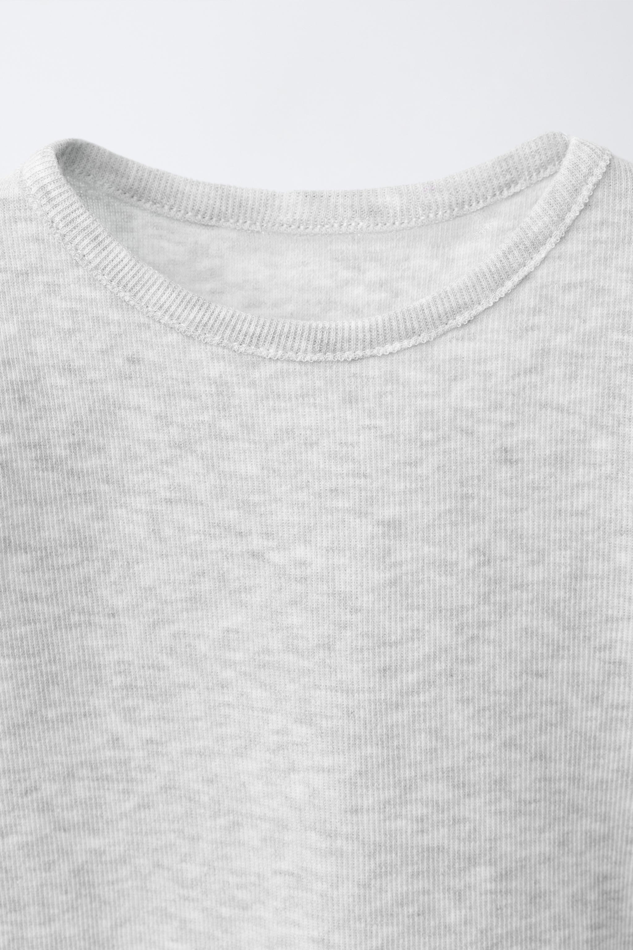 T-SHIRT CÔTELÉ